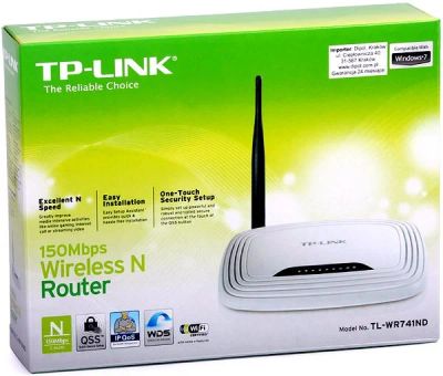 Лот: 7773111. Фото: 1. wi fi роутер tp-link tl-wr741nd. Маршрутизаторы (роутеры)