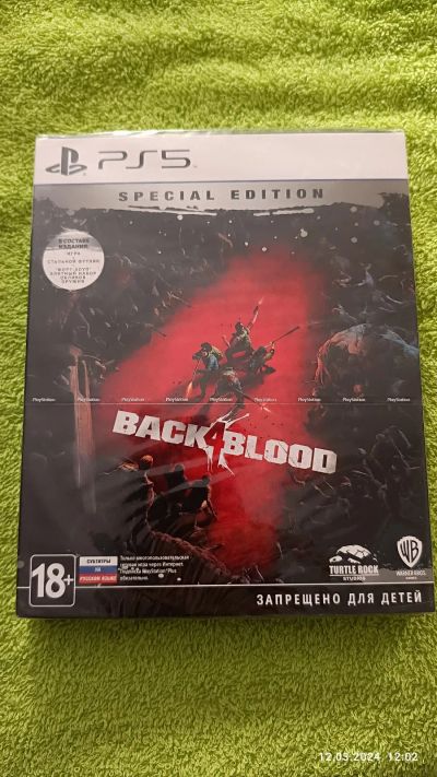 Лот: 21559173. Фото: 1. Back 4 Blood PS5 В стальном футляре... Игры для консолей