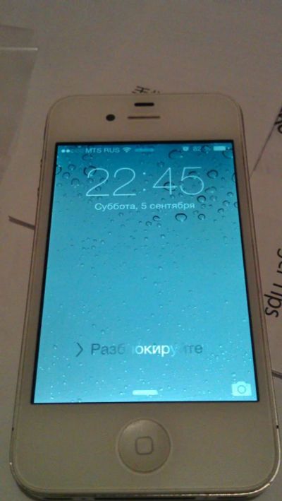 Лот: 6067434. Фото: 1. Apple Iphone 4 (16GB). Хорошее... Смартфоны