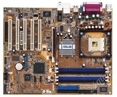Лот: 1013713. Фото: 1. P4P800 SE с камнем. Материнские платы