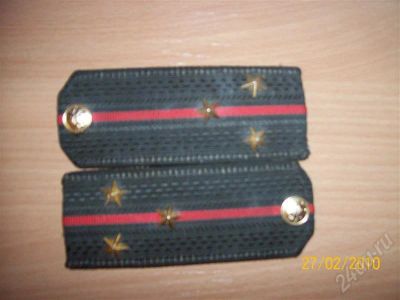 Лот: 256435. Фото: 1. погоны на китель старший лейтенант. Униформа