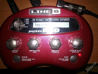 Лот: 4214590. Фото: 1. Line 6 pocket pod по цене китайской... Гитарные эффекты и комбоусилители