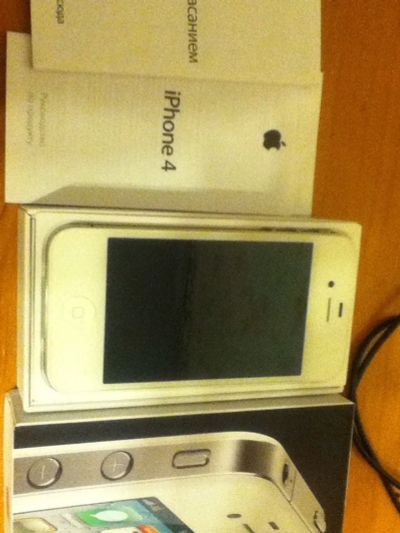 Лот: 3920680. Фото: 1. Iphone 4 32 gb РСТ Ростест Полный... Смартфоны