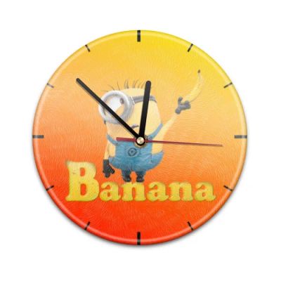 Лот: 5226148. Фото: 1. Настенные часы "Minion Banana... Часы настенные, настольные