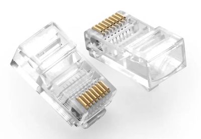 Лот: 19704683. Фото: 1. Коннектор RJ-45 (8p8c) cat.5е... Сетевые кабели