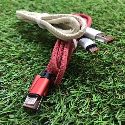 Лот: 15053328. Фото: 1. Тканевый кабель micro usb. Магазин... Дата-кабели, переходники