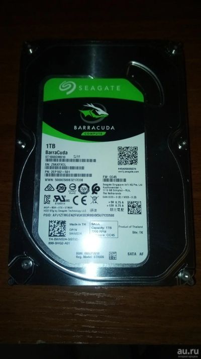 Лот: 15302062. Фото: 1. Жесткий диск Seagate Barracuda... Жёсткие диски (HDD)