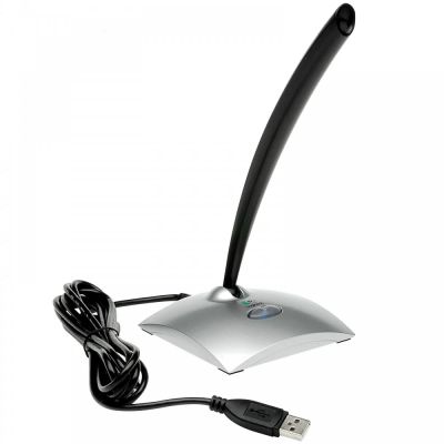 Лот: 3694141. Фото: 1. Отличный Микрофон logitech usb... Наушники, гарнитуры