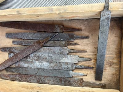 Лот: 13963785. Фото: 1. Напильники ( производства СССР... Ручной инструмент