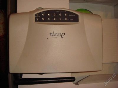 Лот: 1687625. Фото: 1. Продам маршрутизатор с wifi Acorp. WiFi, Bluetooth адаптеры