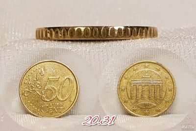 Лот: 13473358. Фото: 1. 50 евро цент. 2002г. Германия... Европа