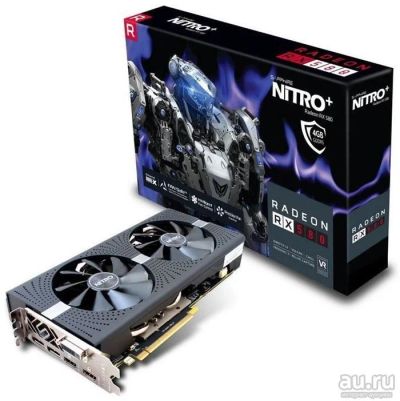Лот: 10772447. Фото: 1. Sapphire Radeon RX 580 NITRO... Видеокарты