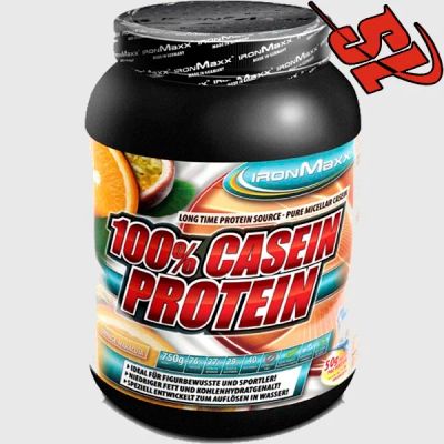 Лот: 7107841. Фото: 1. 100% Casein Protein (750g) IronMaxx... Спортивное питание, витамины