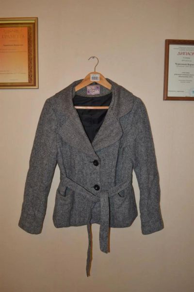 Лот: 3629403. Фото: 1. Пальто шерсть 42-44. Верхняя одежда