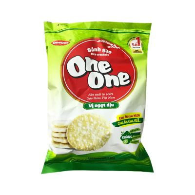 Лот: 20531946. Фото: 1. Рисовые крекеры One One сладко-соленоватые... Другое (продукты)
