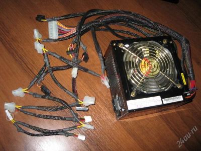 Лот: 1029741. Фото: 1. Блок питания Thermaltake TR2-500... Корпуса, блоки питания