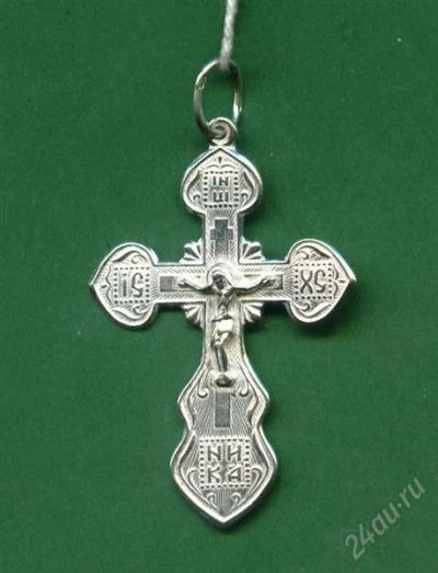 Лот: 2525305. Фото: 1. 1(№2089) крест серебро 925прб... Кулоны, подвески