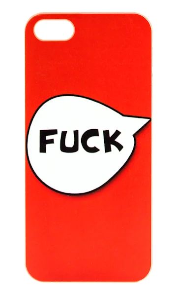 Лот: 5242105. Фото: 1. Чехол для Iphone 5 5s Fuck 2. Чехлы, бамперы
