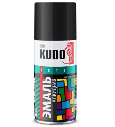 Лот: 25377794. Фото: 1. Краска Kudo 1002.1 черная глянцевая... Всё для покраски