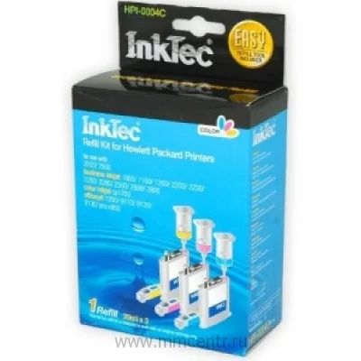 Лот: 11169012. Фото: 1. Заправочный набор InkTec HPI-0004C... Картриджи, расходные материалы