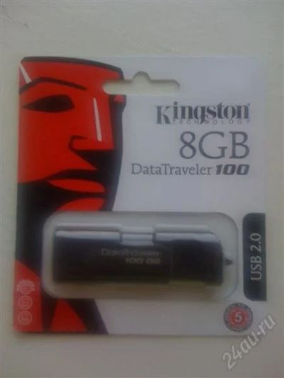 Лот: 1891619. Фото: 1. Flash Kingston 8 Gb DataTraveler. USB-флеш карты