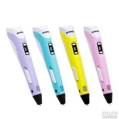 Лот: 13857221. Фото: 1. 3D РУЧКА MYRiWELL RP-100B, с дисплеем... 3D принтеры, 3D ручки и комплектующие