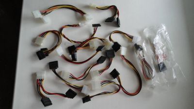 Лот: 12626747. Фото: 1. Кабель переходник Molex - SATA. Шлейфы, кабели, переходники