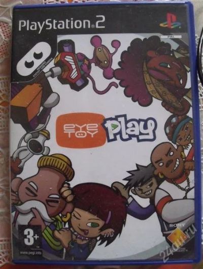 Лот: 2918027. Фото: 1. PS2 камера Eye Toy Play+диск с... Другое (игровые приставки, консоли, видеоигры)