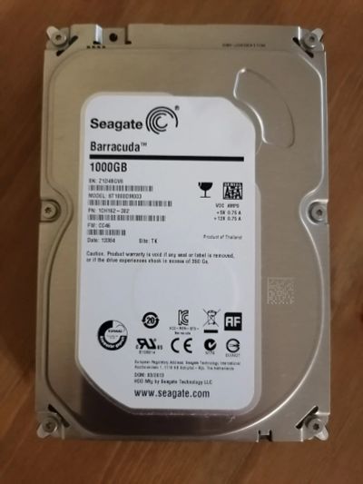 Лот: 17929501. Фото: 1. Seagate ST1000DM003 1Tb. Жёсткие диски (HDD)