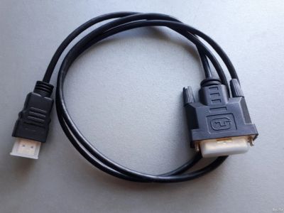 Лот: 13679166. Фото: 1. Кабель HDMI - DVI-D, 1.0 м. Шлейфы, кабели, переходники