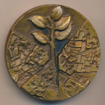 Лот: 7728839. Фото: 1. Финляндия Медаль 1967 50 лет независимости... Сувенирные