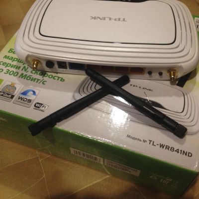 Лот: 18393826. Фото: 1. Роутер TP-Link TL-WR841ND. Неисправен... Маршрутизаторы (роутеры)