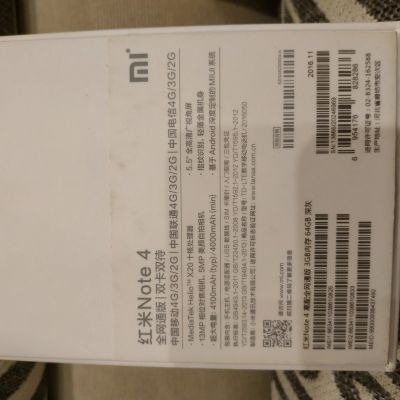 Лот: 12590430. Фото: 1. Xiaomi Redmi Note 4. Смартфоны