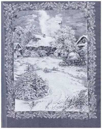Лот: 18298306. Фото: 1. Полотенце рогожка Сочельник❄️. Полотенца