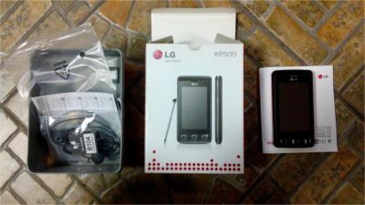 Лот: 10376331. Фото: 1. мобильный телефон LG KP500 в хорошем... Кнопочные мобильные телефоны