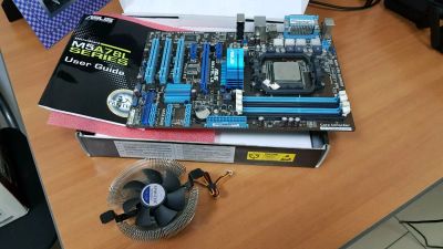 Лот: 12514786. Фото: 1. Материнская плата asus m5a78l... Материнские платы