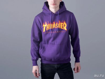 Лот: 12800146. Фото: 1. Худи Thrasher V2. Свитеры, толстовки, худи