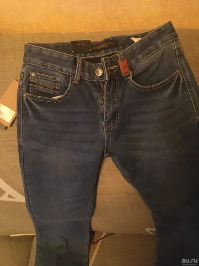 Лот: 17355653. Фото: 1. Новые утепленные джинсы на подростка... Брюки, шорты, джинсы