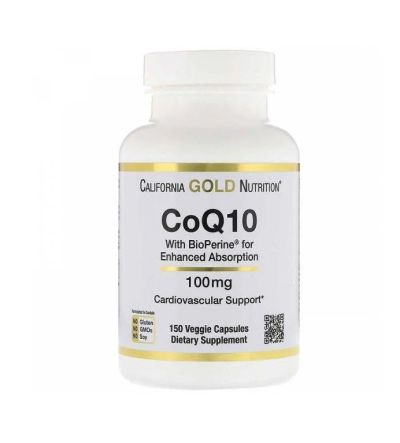 Лот: 14542787. Фото: 1. California Gold Nutrition, CoQ10... Спортивное питание, витамины