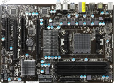 Лот: 6982041. Фото: 1. Мат. плата ASRock 970 Pro3 R2... Материнские платы