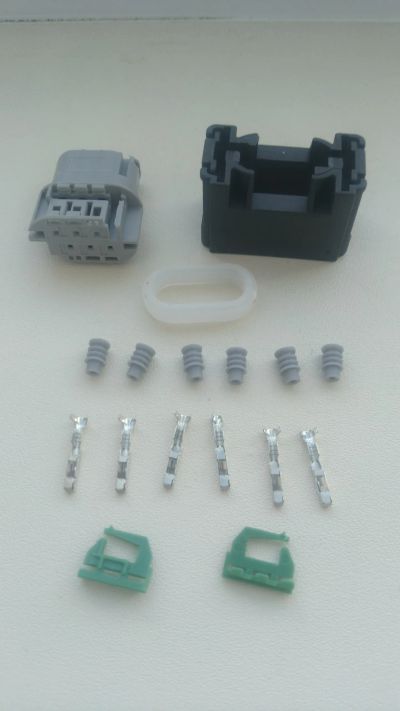 Лот: 24612068. Фото: 1. Разъем 6pin 1967616-1;7M0973119... Электрооборудование
