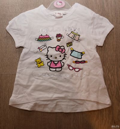 Лот: 13131798. Фото: 1. Футболка Hello Kitty, Возраст... Футболки, поло, топы, лонгсливы