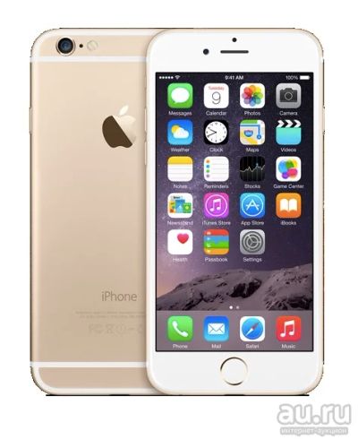 Лот: 13746483. Фото: 1. Телефон Apple iPhone 6 16Gb Gold... Смартфоны