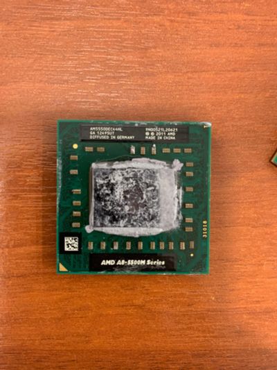Лот: 25122990. Фото: 1. Процессор AMD A8-5500M рабочий. Процессоры