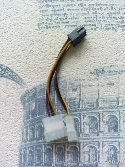 Лот: 9347716. Фото: 1. Кабель питания Molex - PCI-E 6pin... Шлейфы, кабели, переходники