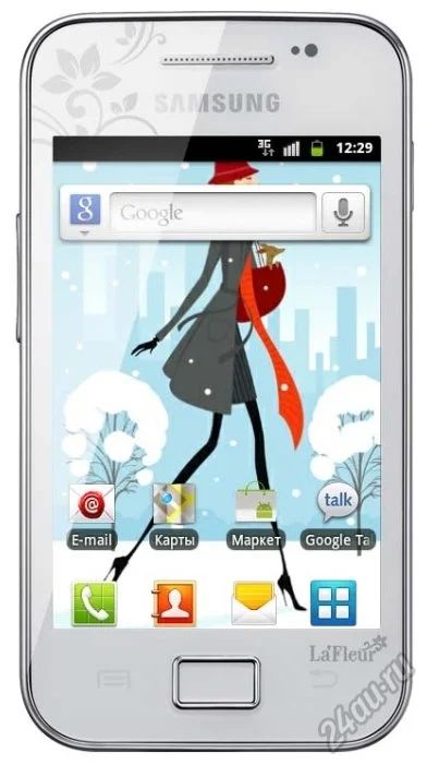 Лот: 5571973. Фото: 1. Samsung Galaxy Ace La Fleur GT-S5830I... Смартфоны