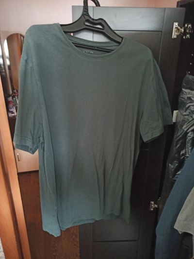 Лот: 25787466. Фото: 1. Футболка зелёная xxl ostin basic. Футболки, поло