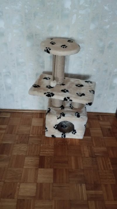 Лот: 25721835. Фото: 1. Домик для кошки. Домики, переноски, клетки, когтеточки