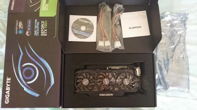 Лот: 11842410. Фото: 1. Видеокарта Gigabyte Geforce GTX... Видеокарты