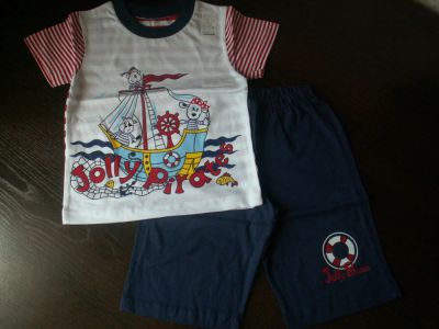 Лот: 4247254. Фото: 1. Комплект для мальчика бриджи... Футболки, поло, топы, лонгсливы